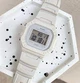 Женские практичные наручные часы Casio W-218HC-8A Белые - изображение 5