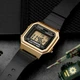 Наручний годинник на батарейці Casio W-217HM-9A Золотистий\Чорний - зображення 9