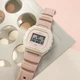 Женские наручные часы Casio W-218HC-4A2 Белый\Кремовый ремень 12/24 ч - изображение 4