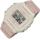 Женские наручные часы Casio W-218HC-4A2 Белый\Кремовый ремень 12/24 ч - изображение 6