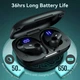Спортивные беспроводные Bluetooth наушники TWS T59, с индикатором заряда и кнопками управления и LED дисплеем - изображение 4