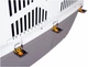 Переноска для собак и кошек MPS Skudo 5 IATA 79 x 58.5 x 65 см до 30 кг Серая (8022967036177) - изображение 4