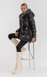 Женская зимняя куртка с капюшоном CLASNA 22D325CW Черная (XL) - изображение 2