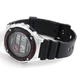 Мужские наручные часы Casio W-216H-1C с цифровым дисплеем Серый\Черный ремень - изображение 4