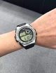 Мужские часы CASIO MWD-100H-9A спортивные Серебро\Черный ремень - изображение 7