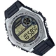 Мужские часы CASIO MWD-100H-9A спортивные Серебро\Черный ремень - изображение 1
