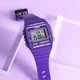 Женские наручные часы с подсветкой Casio W-215H-6A Виноград - изображение 3
