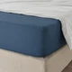 Простирадло на резинці IKEA ULLVIDE 90х200 см темно-синє (803.355.46) - зображення 2