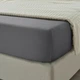 Простирадло на резинці IKEA NATTJASMIN 140х200 см темно-сіре (604.426.70) - зображення 2