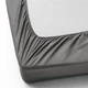 Простирадло на резинці IKEA ULLVIDE 160х200 см сіре (303.369.54) - зображення 4