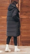Подовжена жіноча зимова куртка MODA 00071 (64) 8XL Чорний (00071/3 G ) - зображення 6