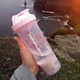 Шейкер спортивный SmartShake Slim 500ml Cotton Pink (Light Lavender) (A-012505) - изображение 4