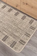Прорезиненный Безворсовый Коврик на Кухню Kitchen 1924719 Бежевый 67х200 см - изображение 5