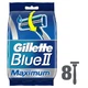 Набір одноразових станків для гоління, 8шт - Gillette Blue II Maximum 8шт (36351-54444) - зображення 1