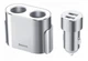 Автомобільний зарядний пристрій Baseus High Efficiency One to Two Cigarette Lighte USB Silver (CRDYQ-0S) - зображення 2