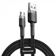 Кабель BASEUS CAMKLF-BG1 Cafule USB-micro USB 2.4A 100см черный - изображение 1