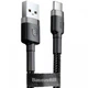 Кабель BASEUS CATKLF-BG1 Сafule USB-USB Type-C 3A 100см черный - изображение 1