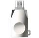 Переходник HOCO Micro USB-USB OTG UA10 silver/white - изображение 1