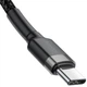 Кабель BASEUS CATKLF-GG1 USB Type-C-USB Type-C 3A 100см черный - изображение 2