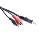 Кабель передачі аудіо Cablexpert Audio 3.5 (M) - > 2 RCA (M) 2.5m (CCA-458-2.5M) - зображення 2