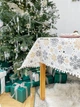 Скатерть "Классические Снежинки" с помпонами 320х160 см - изображение 6