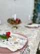 Скатерть "Классические Снежинки" с помпонами 320х160 см - изображение 8