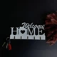 Вешалка для ключей на стену , ключница WoW Present"Welcome Home" с сердцем белая 01051-біл - изображение 1