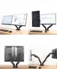 Кріплення настільне V-Star V160 для 2-х моніторів 17-27" Black - зображення 4