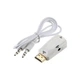 Конвертер відео адаптер HDMI-VGA зі звуком (білий) - зображення 1