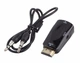 Конвертер відео адаптер HDMI-VGA зі звуком (білий) - зображення 2