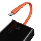 УМБ Power Bank Baseus Elf Digital Display 20000mAh 65W 5A с технологією QC3.0+PD3.0 і Type-C з кабелем 65W Black - изображение 4