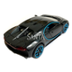 Игрушечная машинка металлическая Бугатти Широн «АвтоЕксперт» Bugatti Chiron (1:32) черная инерц., свет, звук, откр. двери,14*6*5 см (LF - 83880) - изображение 3