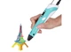 3D-ручка для рисования 3D Pen 2 и 200 метров разноцветного пластика Голубая - изображение 12