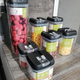 Органайзер для сыпучих продуктов (прозрачные контейнеры 7шт) A-Plus 7Kit с крышками, для хранения пищевых продуктов, герметичные - изображение 8
