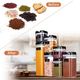 Органайзер для сыпучих продуктов (прозрачные контейнеры 7шт) A-Plus 7Kit с крышками, для хранения пищевых продуктов, герметичные - изображение 10