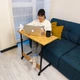 Столик для ноутбука Megusta с регулировкой высоты на колесиках, 80х40 см Дуб крафт (V-беж-чор-8040) - изображение 9