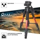 Штатив для фотоаппарата или камеры Zomei Q111, синий (100080) - изображение 5