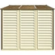 Сарай пластиковый Woodside 325x247x231 см слоновая кость, коричневая крыша - изображение 4