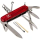 Карманный складной нож Victorinox многофункциональный 14 функций красный в блистере 91 мм. 2203411 - изображение 3