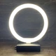 Лампа Ring Light с аккумулятором настольная (до 150 часов работы, 10W, 5000mAh, USB, автономная, фонарь) - черный - изображение 1