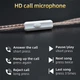 Кабель для навушників Knowledge Zenith OFC Cable With Mic Silver (2pin, C) (90403036) - зображення 3