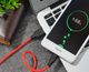 Кабель HOCO Micro USB Silicone X21 Plus 100 см 2.4A black / red - зображення 2