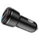 Автомобільний зарядний пристрій BOROFONE BZ17 Core dual port QC3.0 car charger 18W (6974443382839) - изображение 3