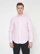 Рубашка хлопковая мужская Pedro del Hierro 2897156-70 2XL Розовая (SZ8433575114339) - изображение 1