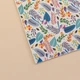 Пакет подарочный с рисунком eko-kraft 260х150х350 мм 15 шт/уп белый Крафт пакет с широким дном Бумажный пакет с цветным рисунком - изображение 5