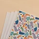 Пакет подарочный с рисунком eko-kraft 260х150х350 мм 15 шт/уп белый Крафт пакет с широким дном Бумажный пакет с цветным рисунком - изображение 12