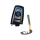 Корпус ключа для BMW F01 F02 F06 F07 F10 F11 F12 F13 F20 F21 F22 F23 F25 F26 F30 F31 F32 F33 F34 на 4 кнопки серебристый - изображение 2