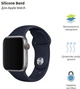Ремешок ArmorStandart Sport Band (3 Straps) для Apple Watch 42/44/45/49 mm Dark Blue (ARM49070) - изображение 2