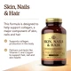 Витамины для кожи, ногтей и волос Солгар Solgar Skin Nails & Hair Advanced MSM Formula (Улучшенная формула) 60 таблеток - изображение 5