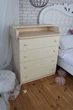 Пеленальний комод Baby Comfort Ведмедик на місяці на 4 шухляди слонова кістка, фасад МДФ - зображення 3